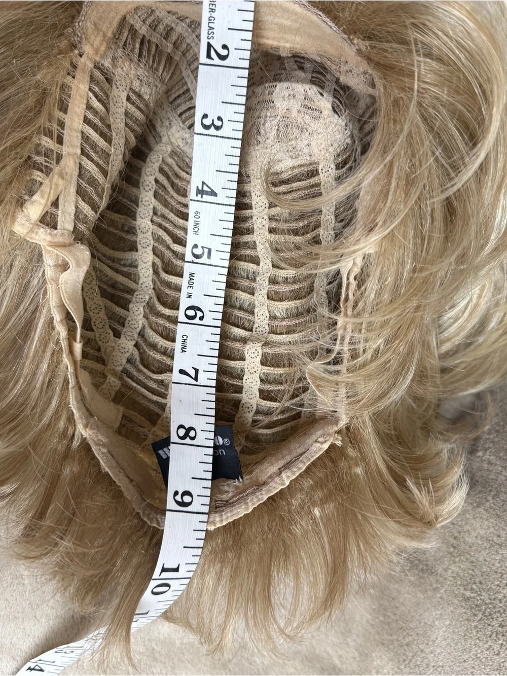 Lot of 2 wig wig pro and wig shop short shag blonde synthetic average